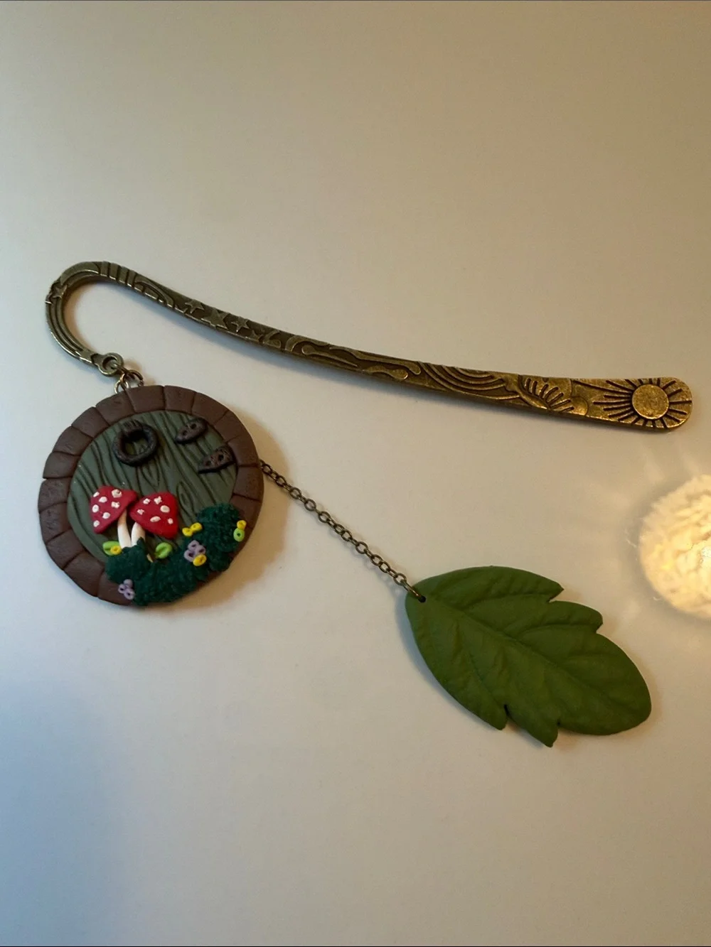 Polymer clay Bookmarks.